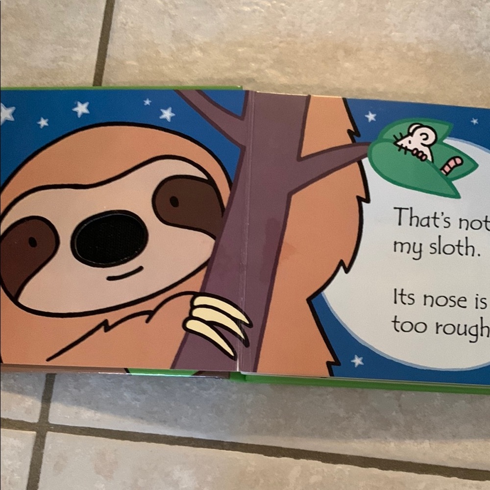 Usborne Touchy-Feely Book - That's Not My Sloth - Children’s Book - Picture 2 of 8